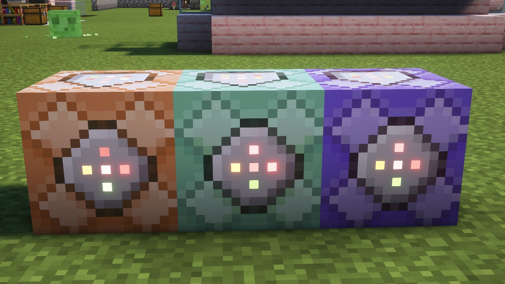 All three command blocks (Image via Mojang Studios)