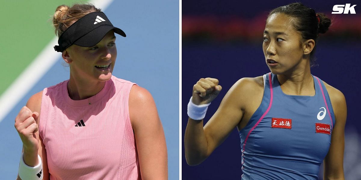 Ashylyn Krueger vs Zhang Shuai for the US Open 2024