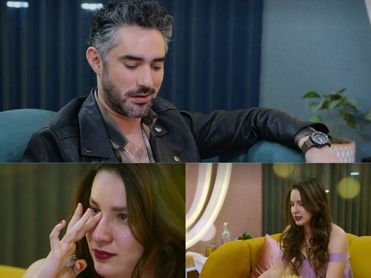 Stills from Love is Blind Mexico (Images via Netflix)