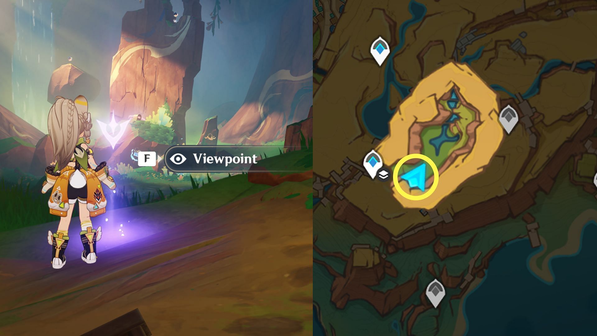 Location of Viewpoint #13 (Image via HoYoverse)