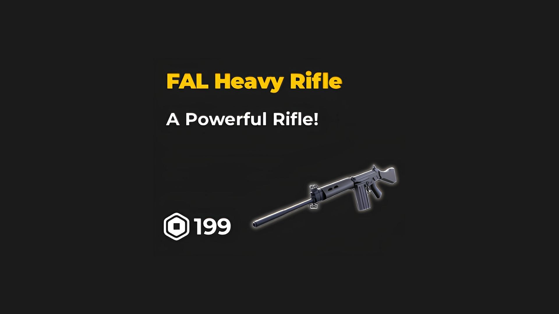 FAL Heavy Rifle (Image via Roblox || Sportskeeda)