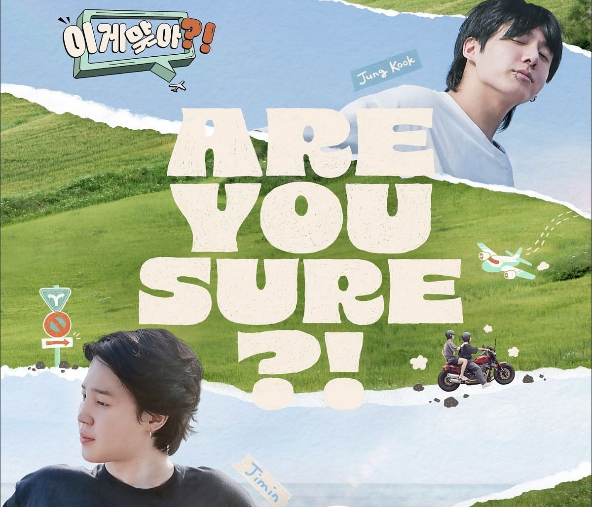 Are You Sure?! Episode 1 &amp; 2: Every song mentioned and played on the travel variety show featuring BTS&rsquo; Jungkook and Jimin(Image via @disneypluskr/Instagram)