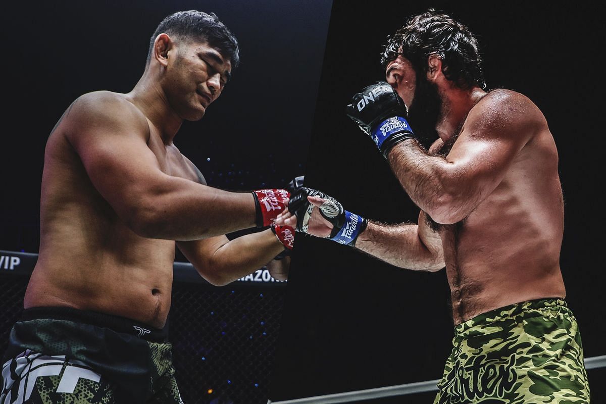 Aung La N Sang (L) and Shamil Erdogan (R) | Photo by ONE Championship