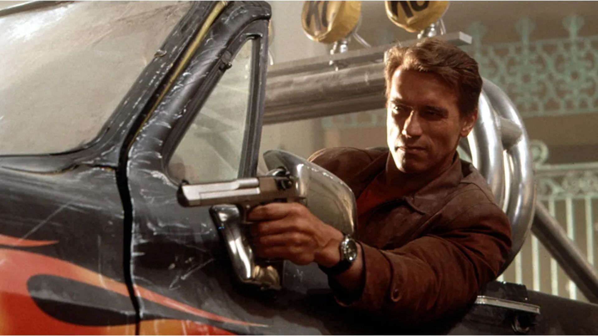 Arnold Schwarzenegger as Jack Slater in Last Action Hero (Image via Sony PIctures)