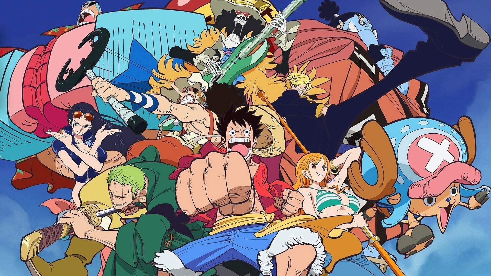 The Straw Hat Pirates (Image via Toei Animation)