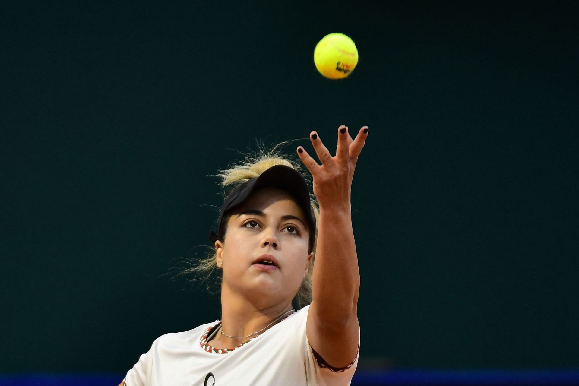 Zarazua upset Caroline Garcia in her opening match. (Getty)