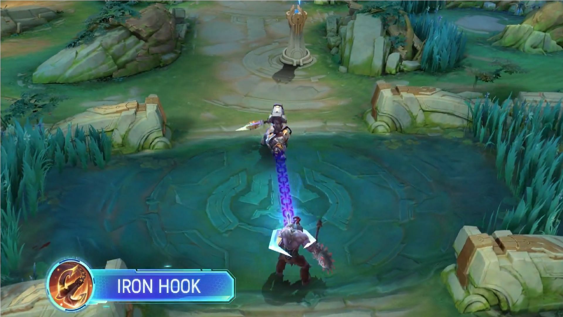 Franco&#039;s first skill animation in the new skin (Image via Moonton Games)