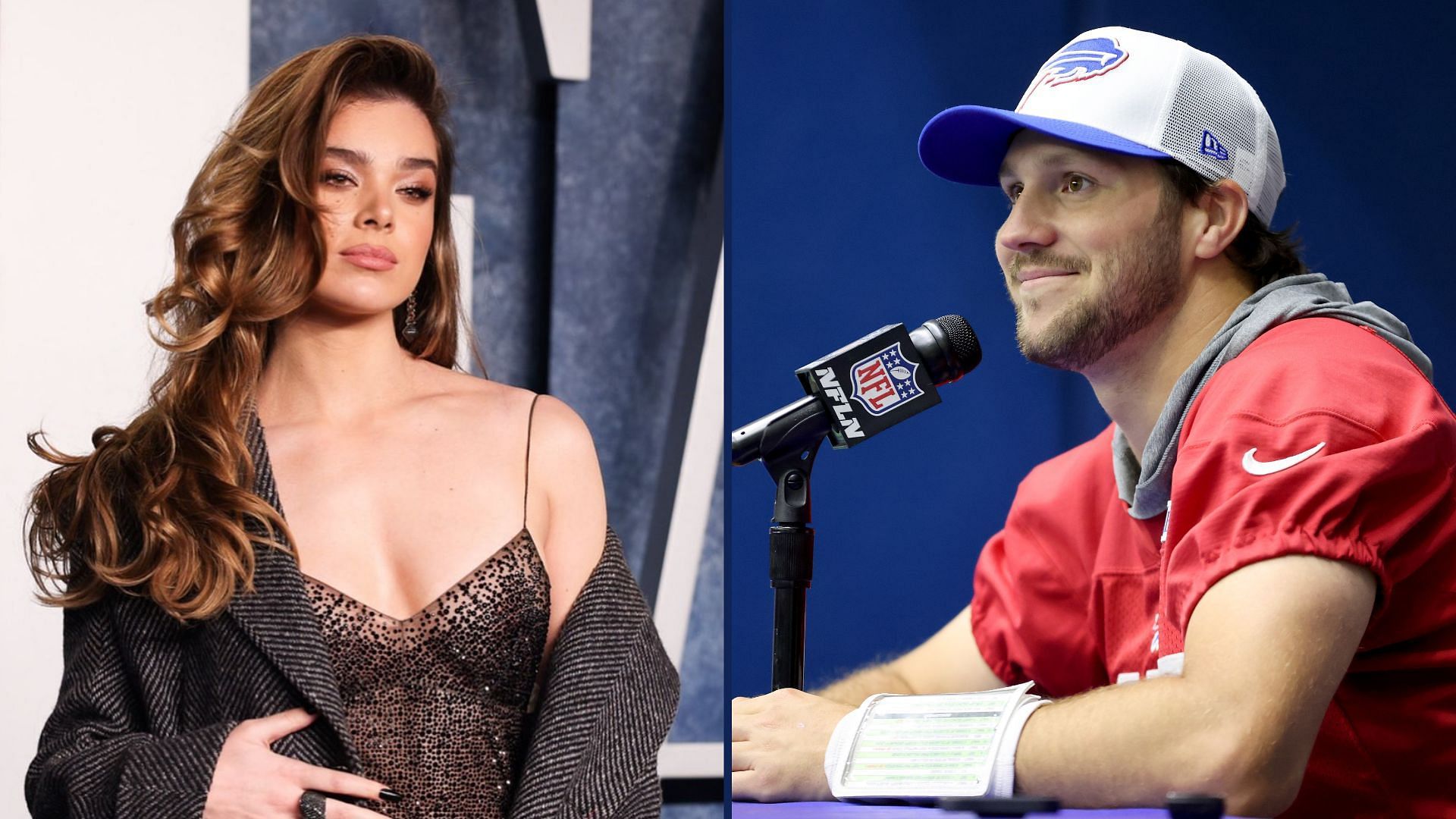 Josh Allen and his girlfriend, Hailee Steinfeld