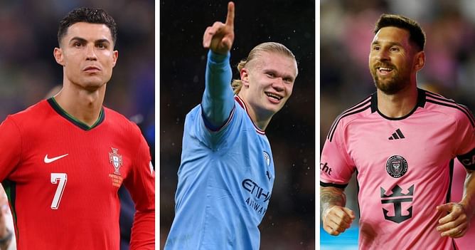 Erling Haaland's incredible stats show he is on track to beat Lionel Messi and Cristiano Ronaldo's goal scoring record