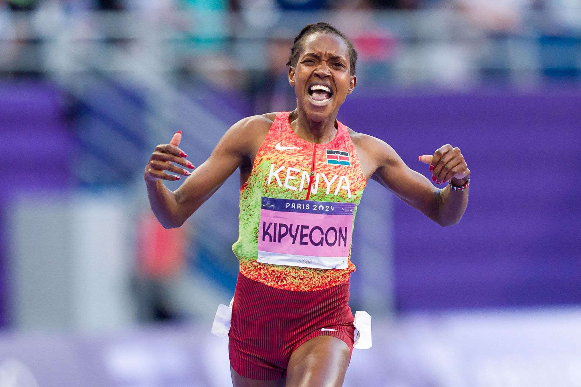 Faith Kipyegon at the Olympic Games Paris 2024 (Source: Getty)