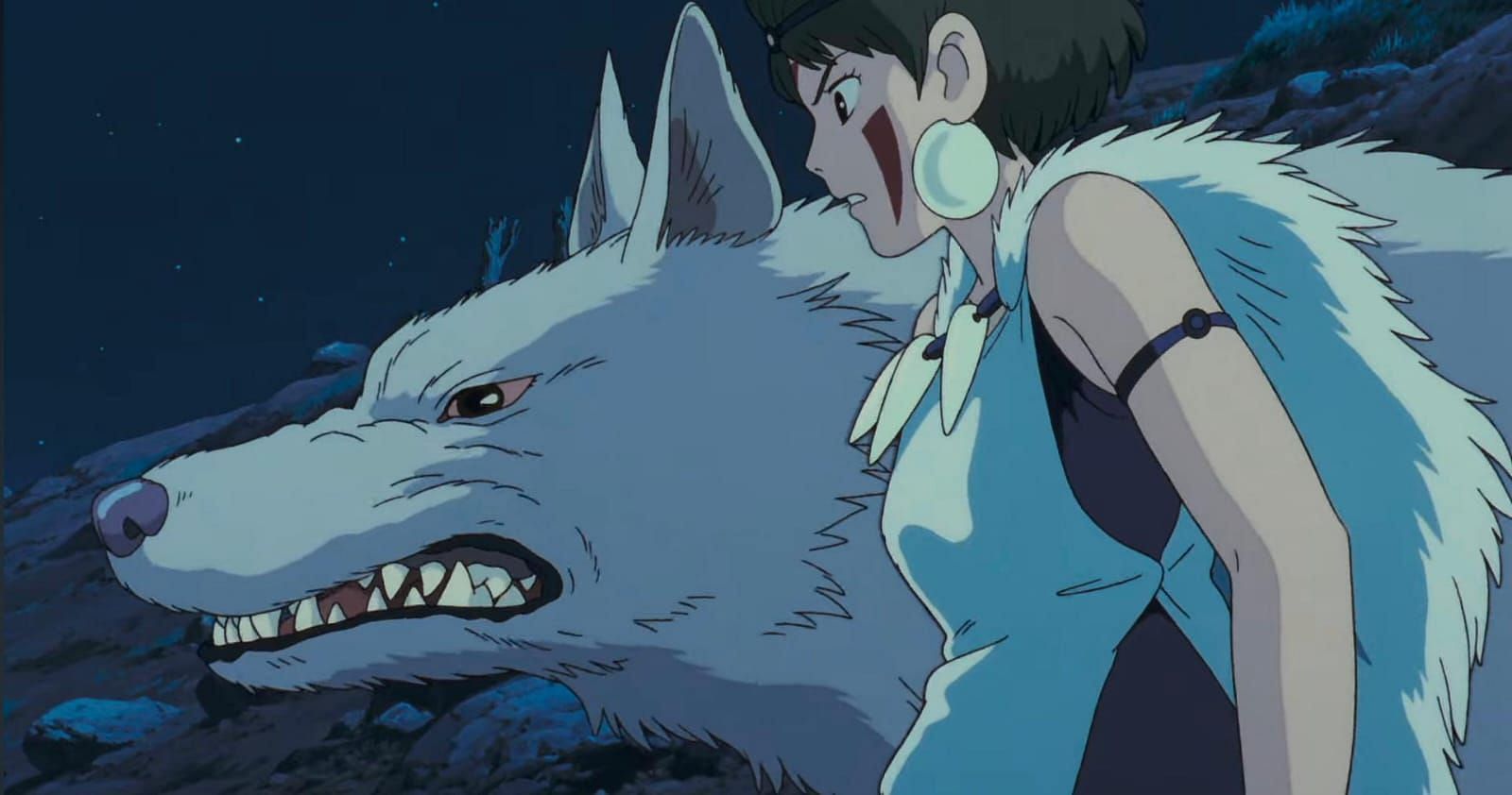 Moro and San (one of the most loyal anime animals) (Image via Studio Ghibli)