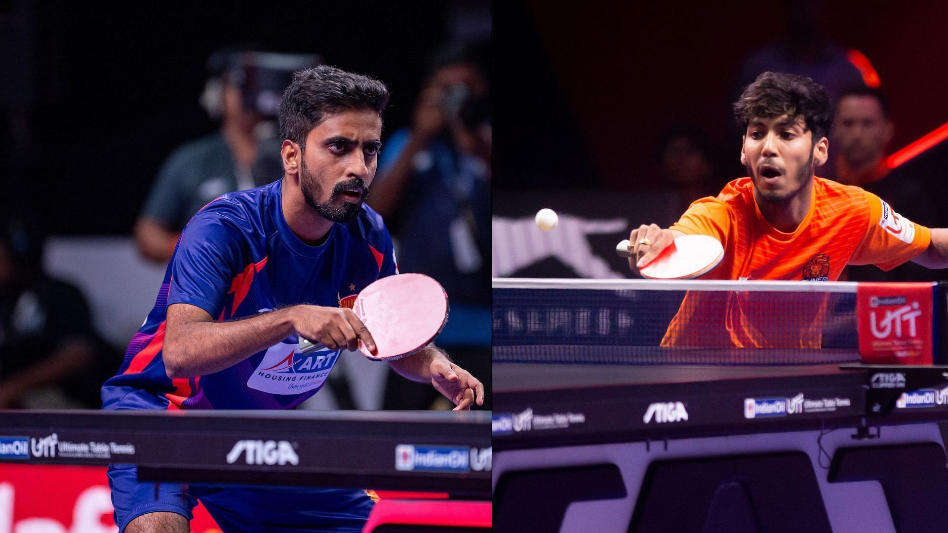 G. Sathiyan and Ankur Bhattacharjee will be seen performing in match 13 of UTT 2024. (Image credits: UTT Press Release)