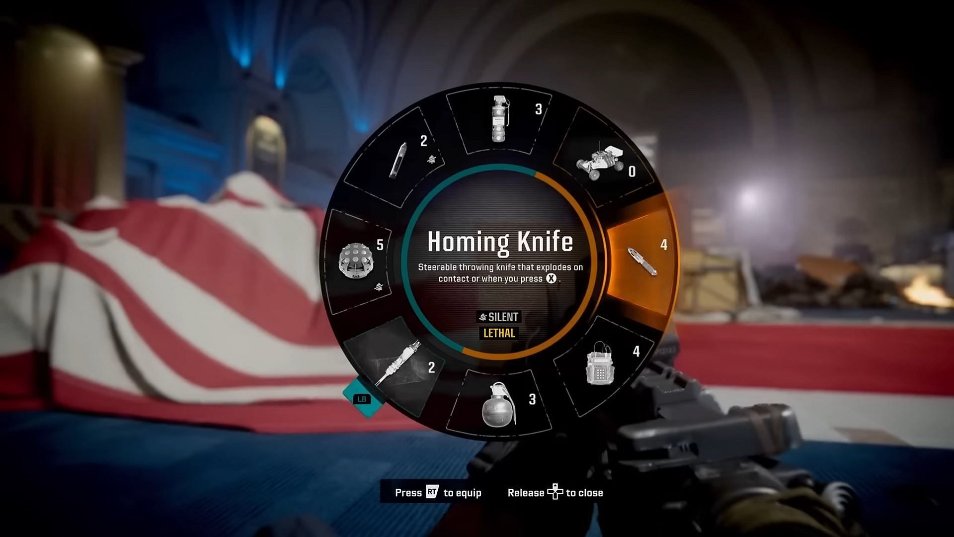 The Homing Knife will be introduced as a brand new Lethal Equipment in Black Ops 6 (Image via Activision)