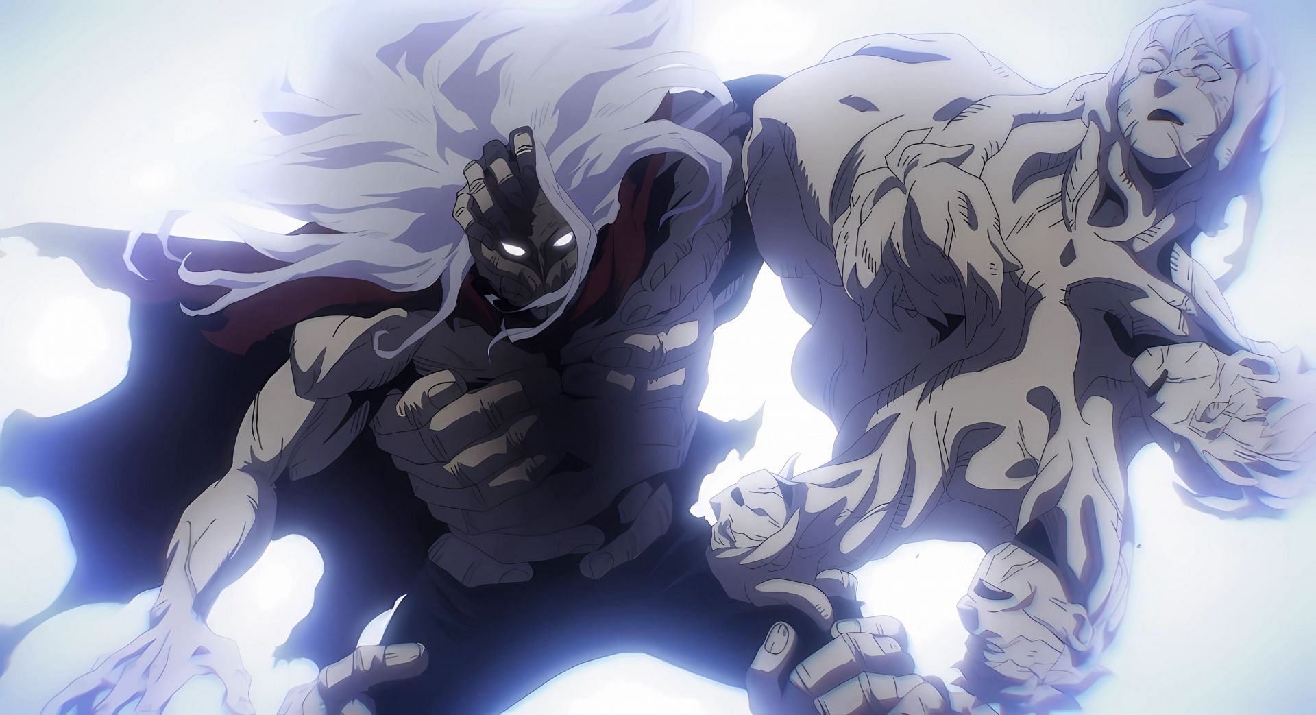 TomurAFO&#039;s absolute defense form as seen in My Hero Academia season 7 episode 12 (Image via Bones)