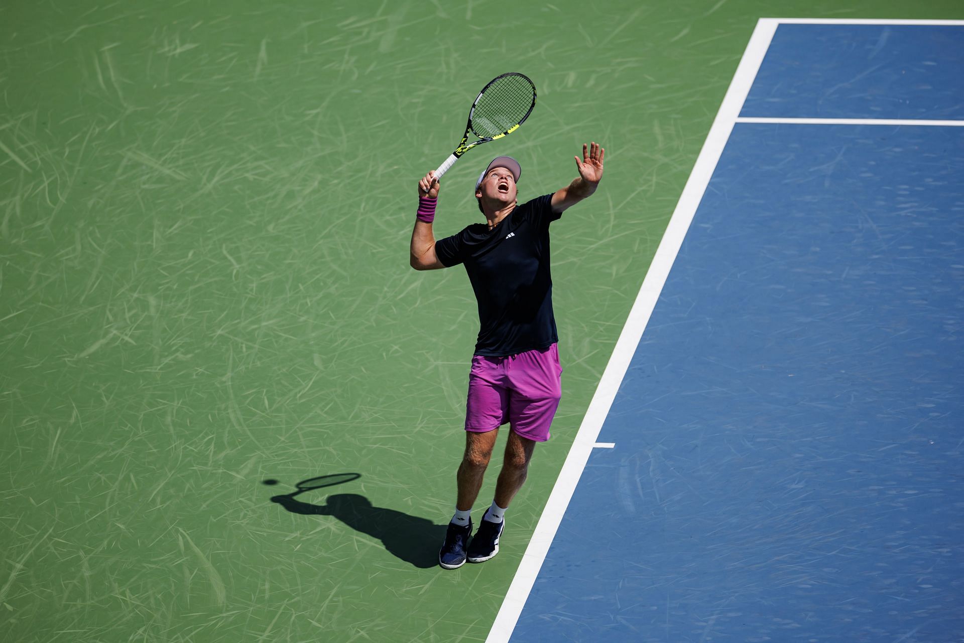 Michelsen in action at the Cincinnati Open 2024  (Source: Getty)