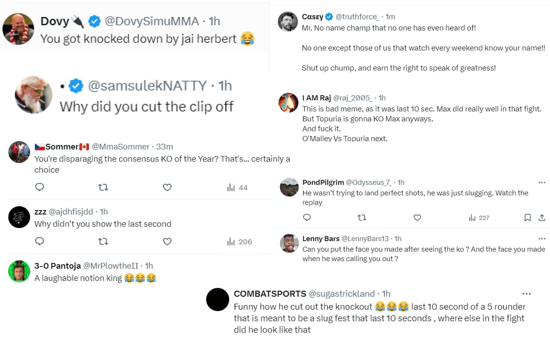 Fans react to Ilia Topuria mocking Max Holloway&#039;s viral UFC 300 knockout [Images courtesy: @Topuriailia on X]