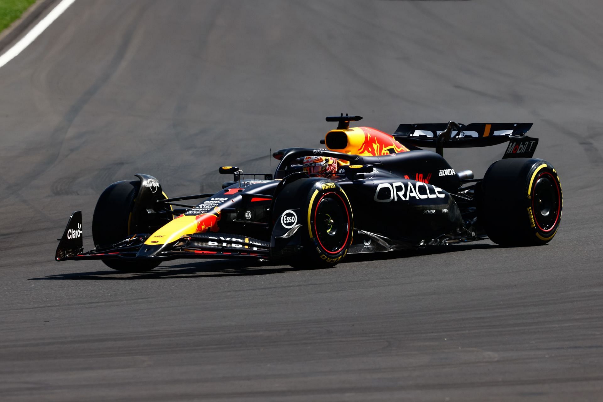 Max Verstappen in his Red Bull after the F1 Belgian Grand Prix 2024 - Source: Getty