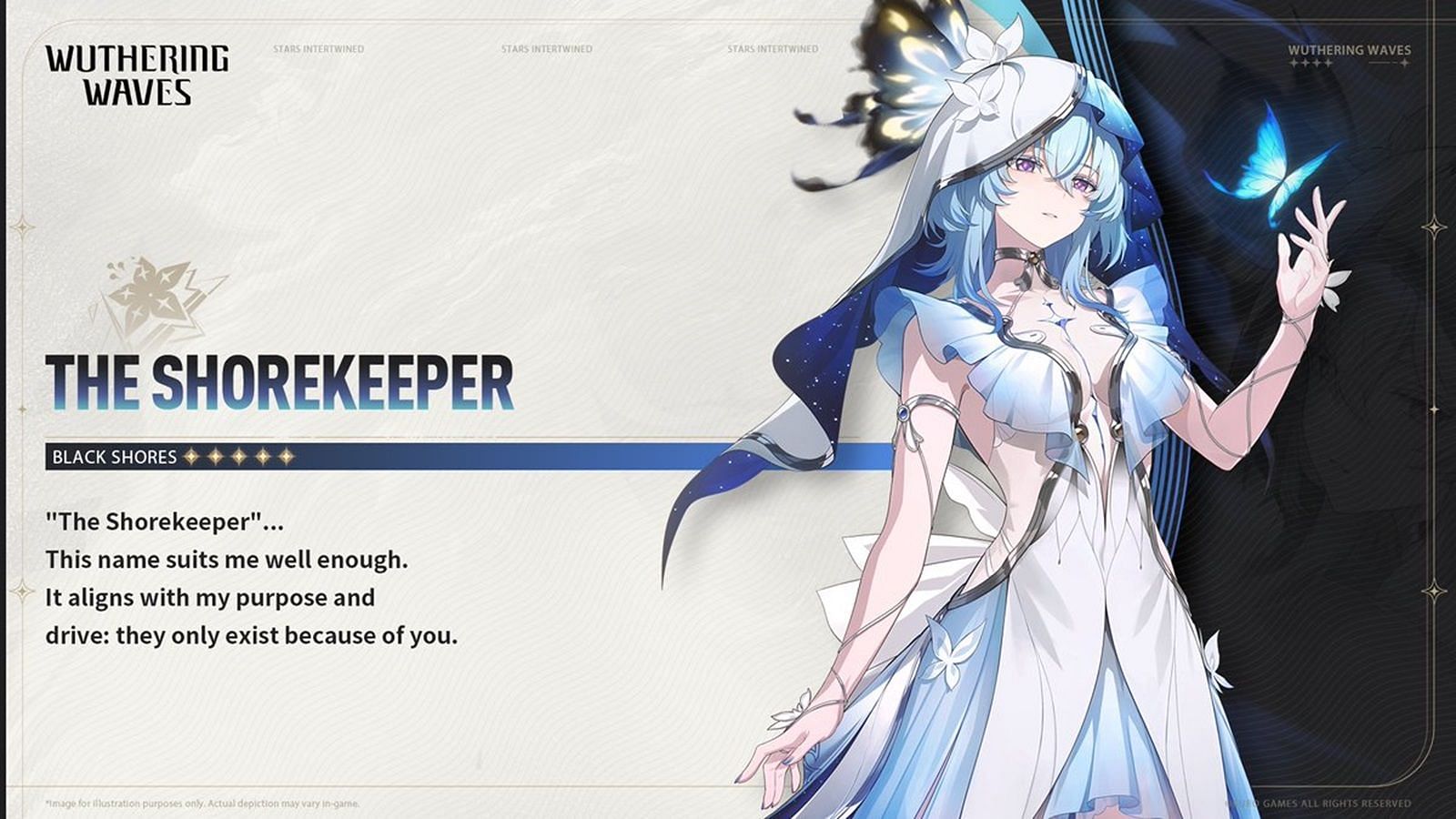 The Shorekeeper from Black Shores (Image via Kuro Games)