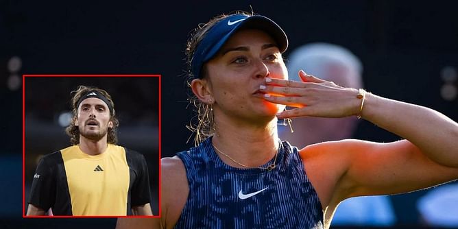 "They've seen me very, very down" - Paula Badosa thanks boyfriend Stefanos Tsitsipas & her family for support after Citi Open win