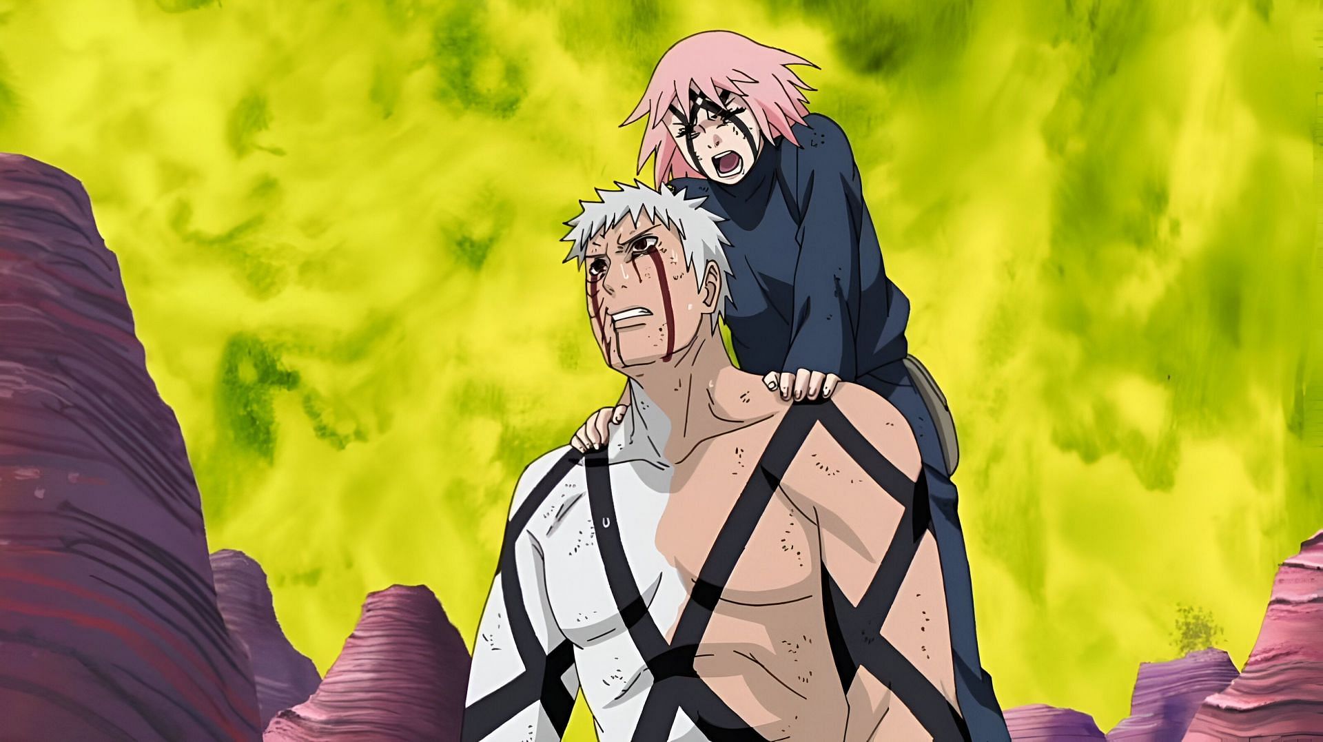 Obito and Sakura give their all to bring back the Uchiha deuteragonist (Image via Studio Pierrot)