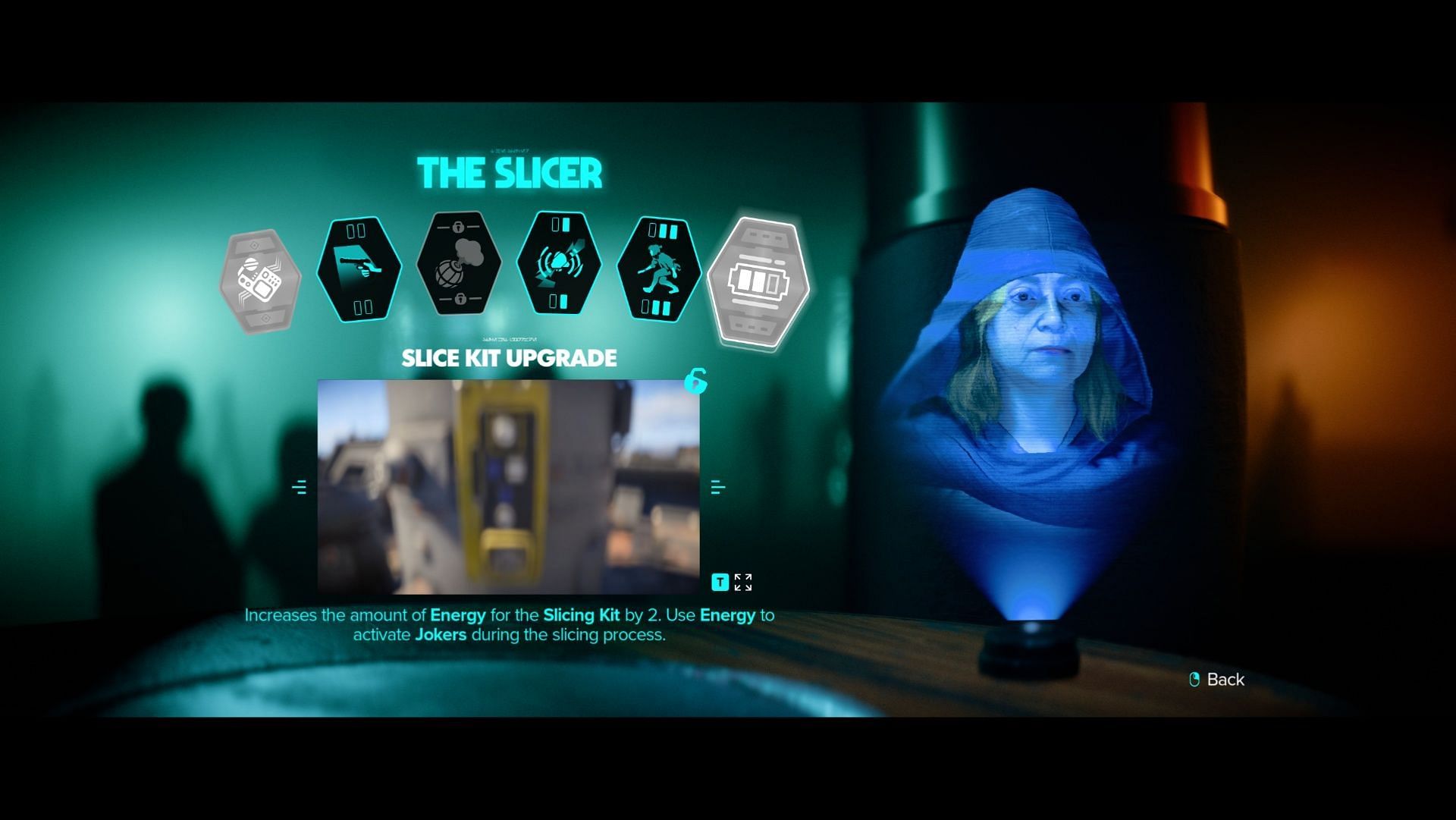 The Slice Kit Upgrade is certainly useful, to make Slicing just a tad easier (Image via Ubisoft)