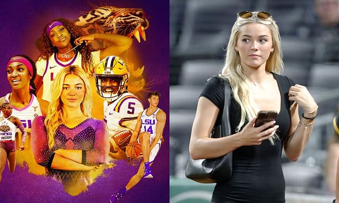 LSU gymnast Olivia Dunne reacts to announcement of “The Money Game” featuring Angel Reese, Jayden Daniels and other Tigers stars