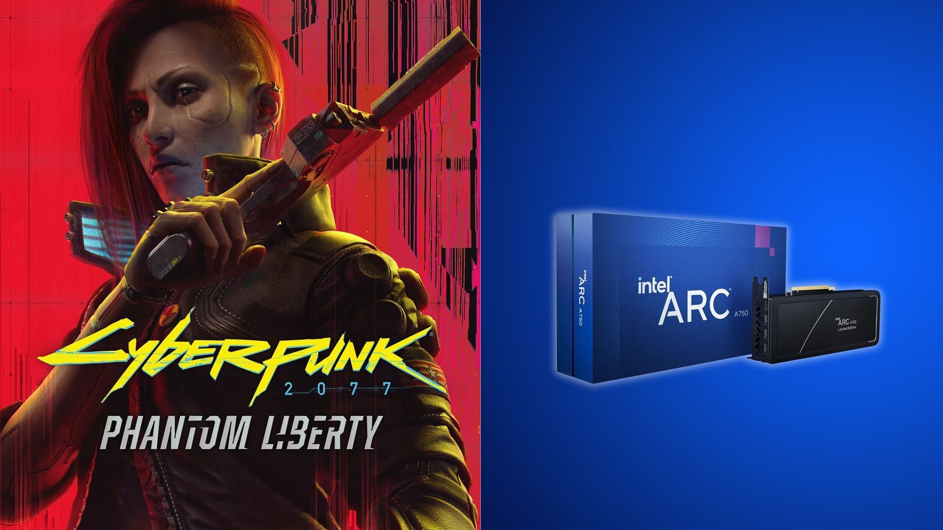 Cyberpunk 2077 2.0 using Arc A750