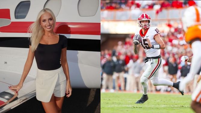 Georgia QB Carson Beck's sister Kylie reacts to him signing NIL deal with private charter company: "So grateful to be a part of this!"
