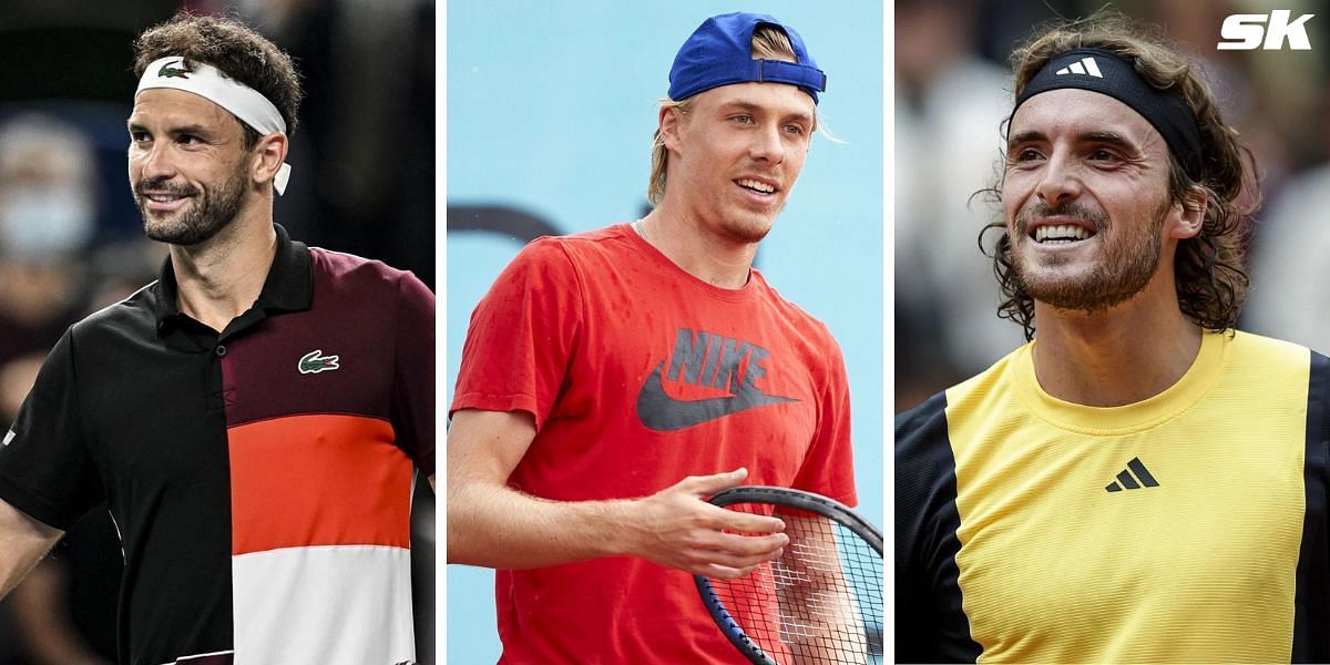 Grigor Dimitrov, Denis Shapovalov, and Stefanos Tsitsipas (Source: Getty)