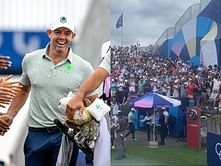 WATCH: Rory McIlroy gets a roaring welcome from fans at the Olympics round 3