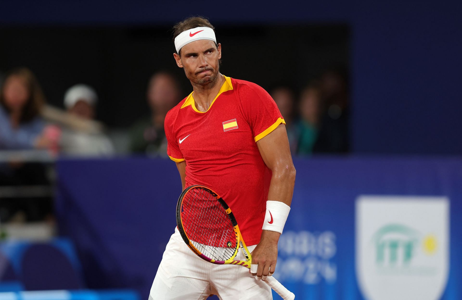 Rafael Nadal pictured at the 2024 Paris Olympics (Source: Getty)