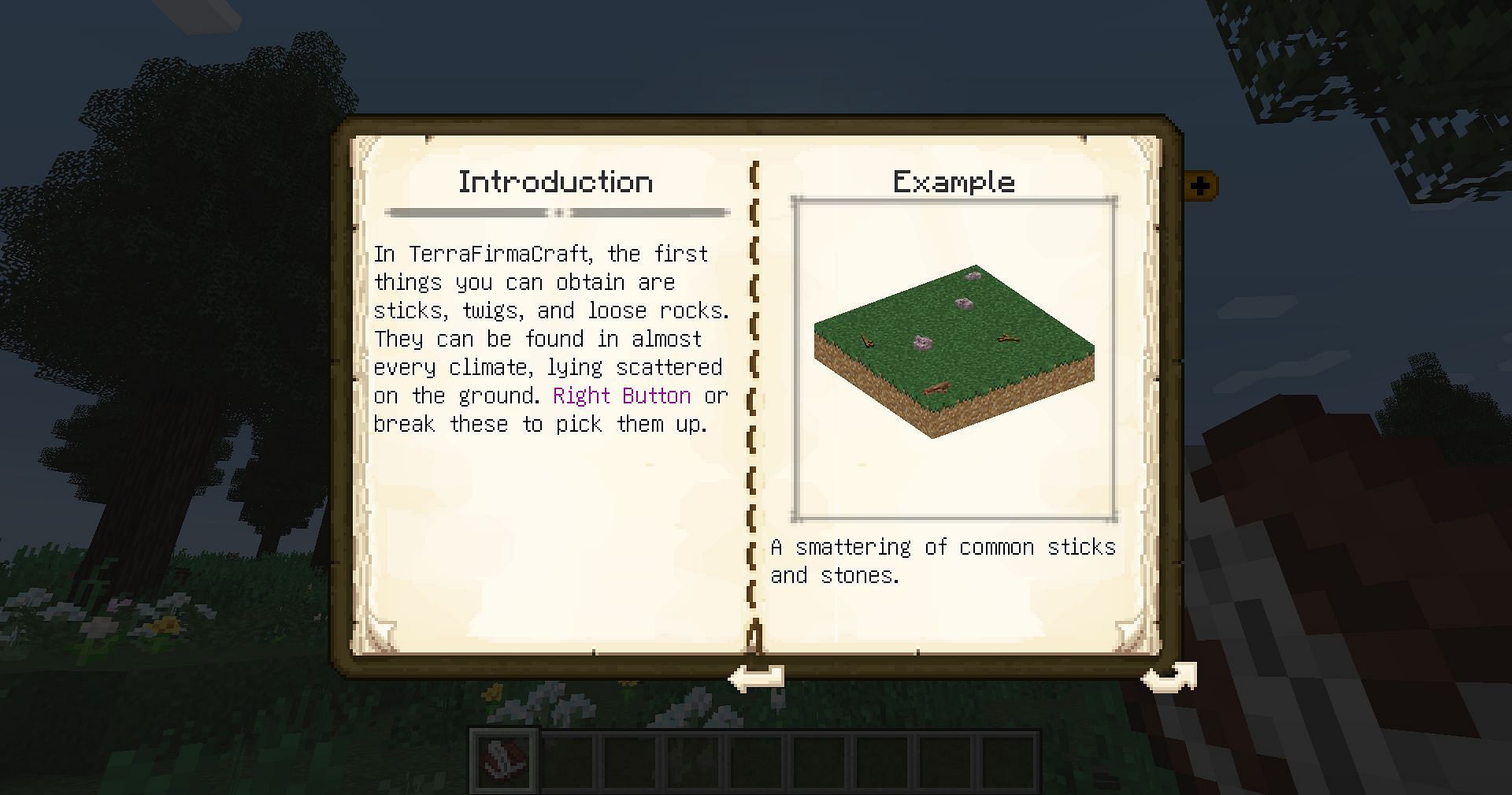 The guidebook should make surviving, and even thriving, much easier (Image via Mojang)