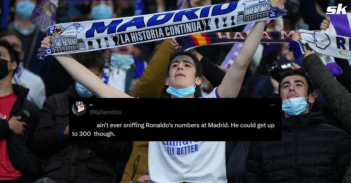 Real Madrid fans criticized Kylian Mbappe on X (Image courtesy: Getty, @Kylianstico/X))