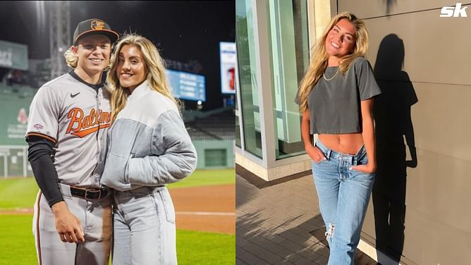 PHOTO: Jackson Holliday's wife Chloe celebrates 'faith night' at Camden Yards while repping Orioles colors in her sneakers