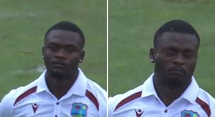 [Watch] “Dragonfly attack” - Jayden Seales survives eye injury scare in WI vs SA 2nd Test