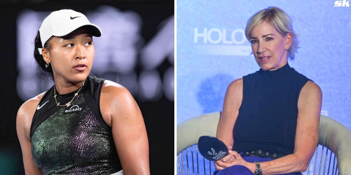 Naomi Osaka (L) and Chris Evert (R) [Image Source: Getty Images]