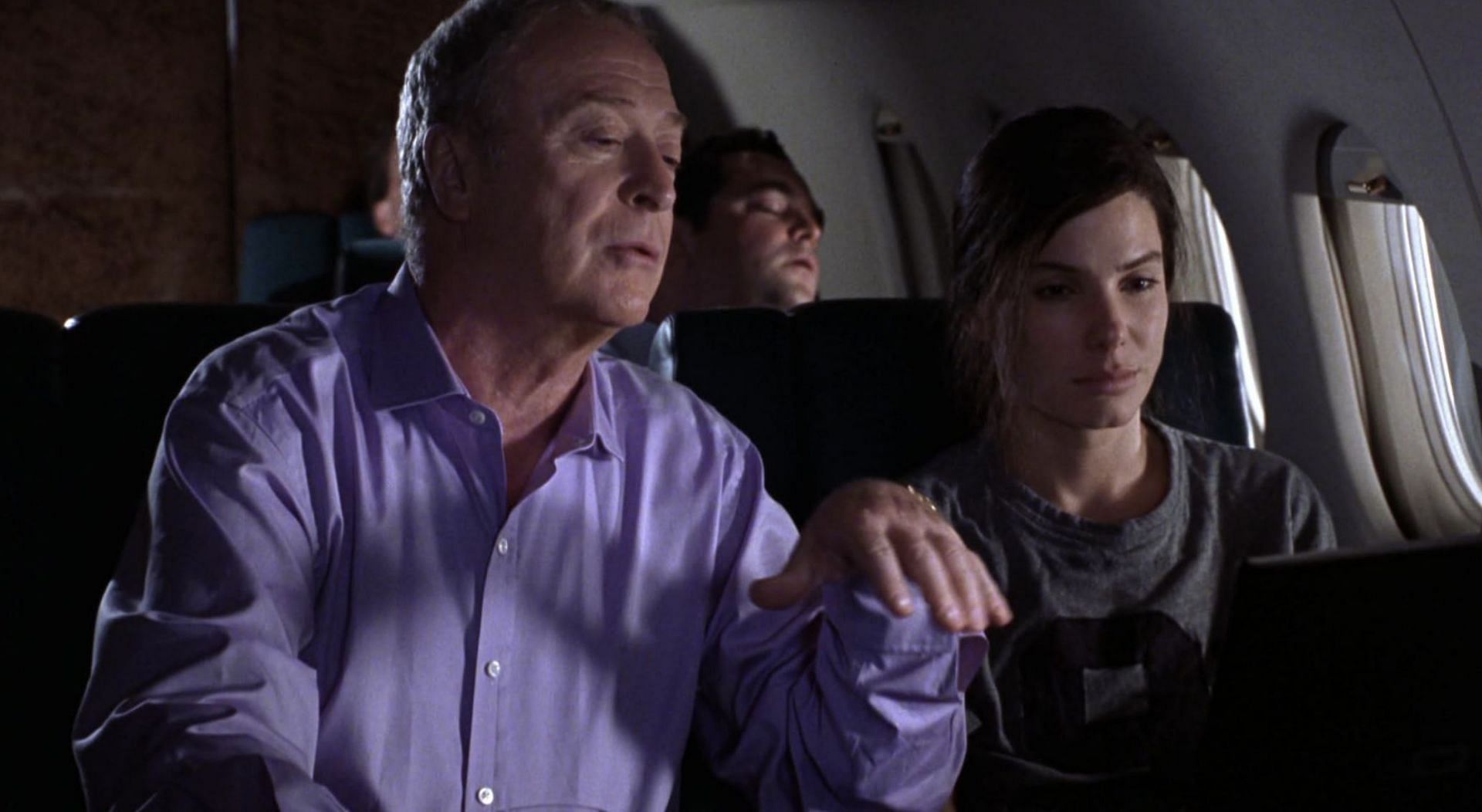 Sandra Bullock and Michael Caine (Image via Warner Bros)