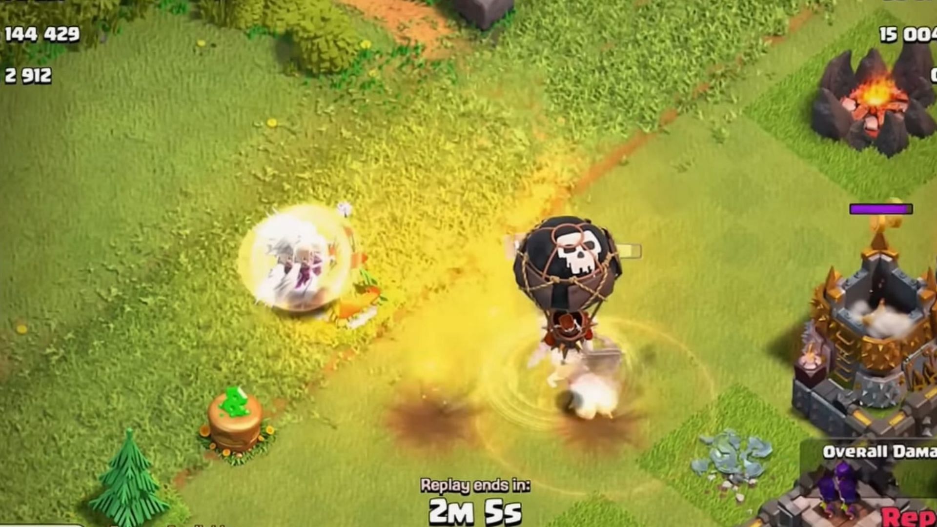 Use Archer Queen and Healers from one side of the base (Image via Supercell)