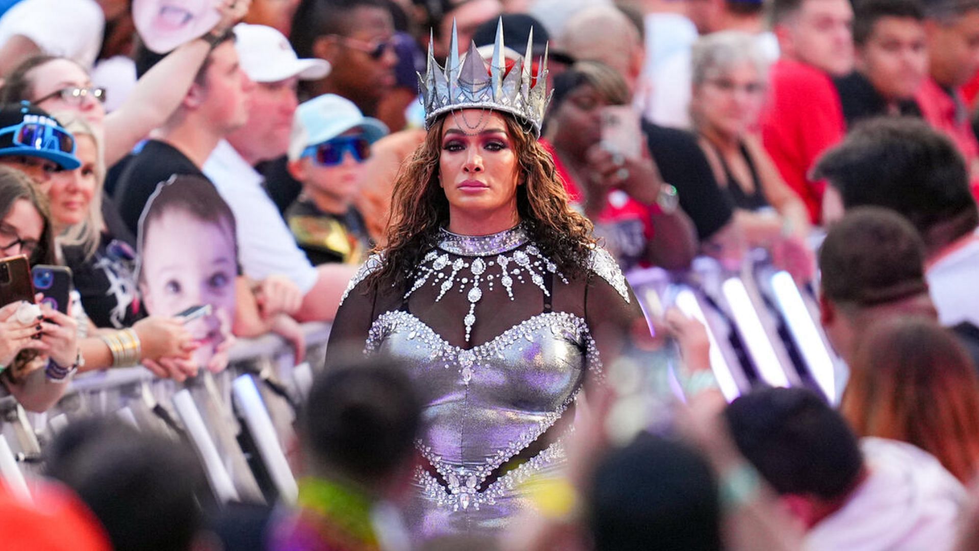 Nia Jax at SummerSlam on August 3 [Photo credit: WWE]