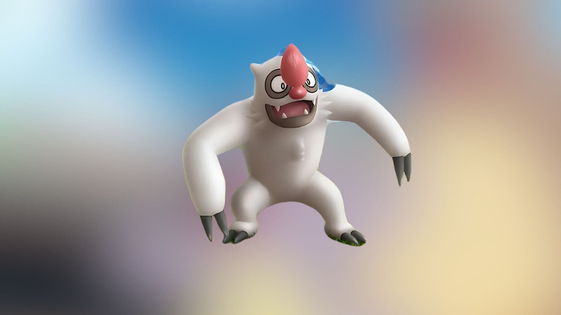 Vigoroth with a Visor in Pokemon GO. (Image via Niantic)