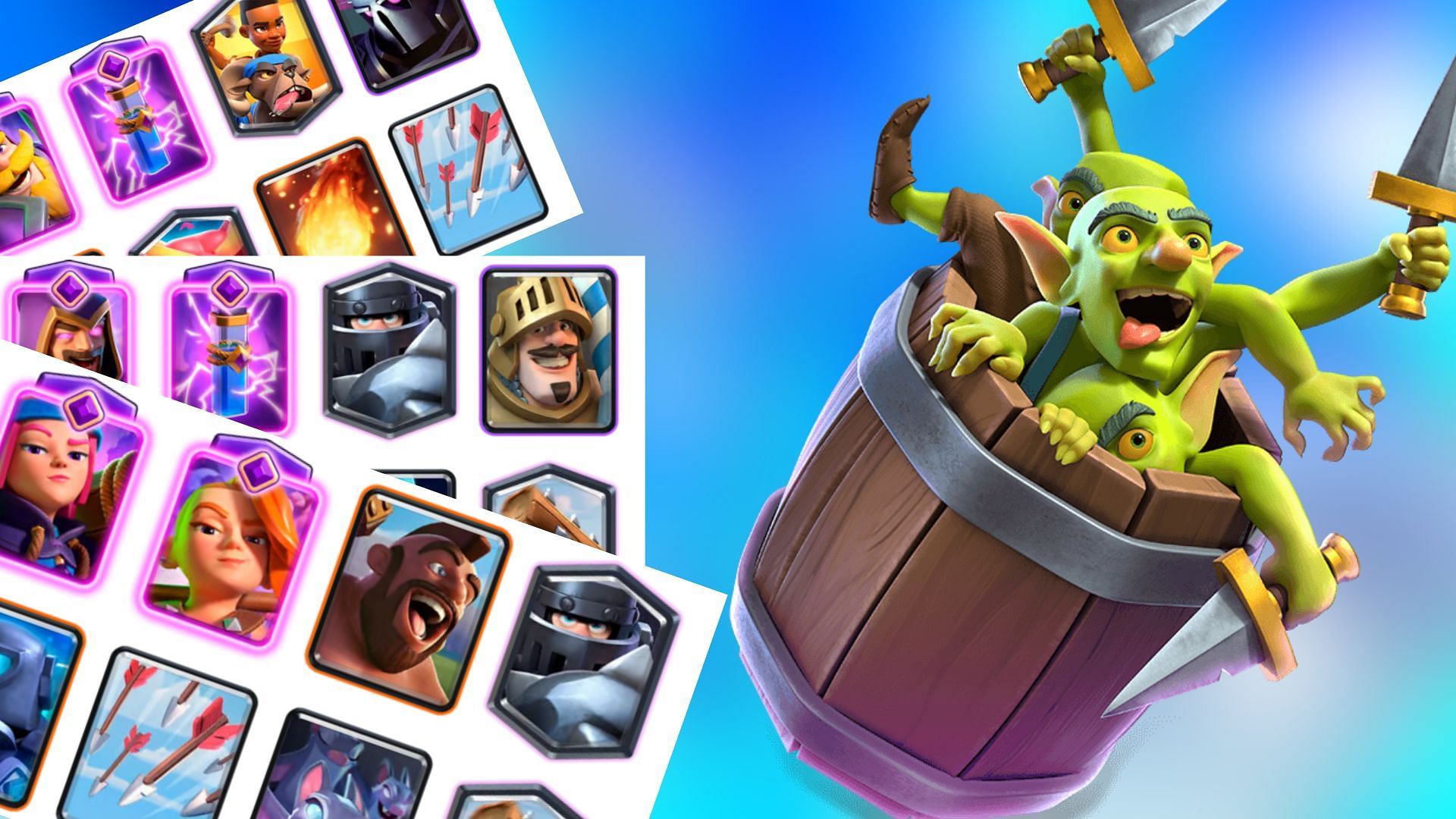 Best Clash Royale decks to counter Goblin Barrel (Image via SuperCell)