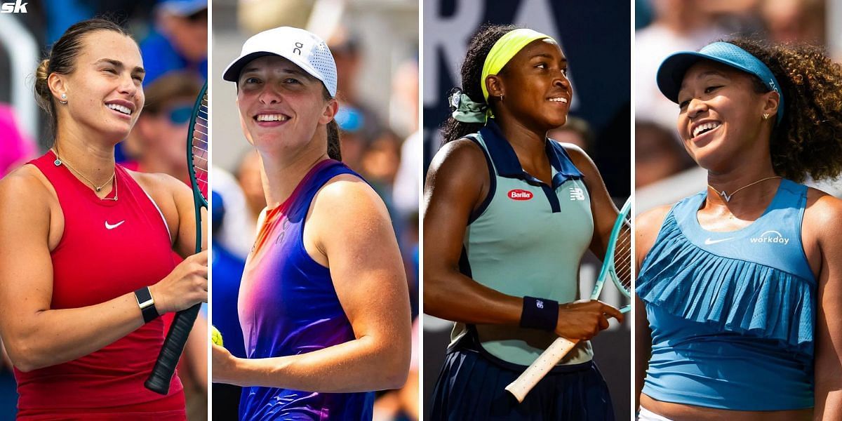 Aryna Sabalenka, Iga Swiatek, Coco Gauff, and Naomi Osaka are among the favorites to win the US Open 2024. (Photos: Getty)