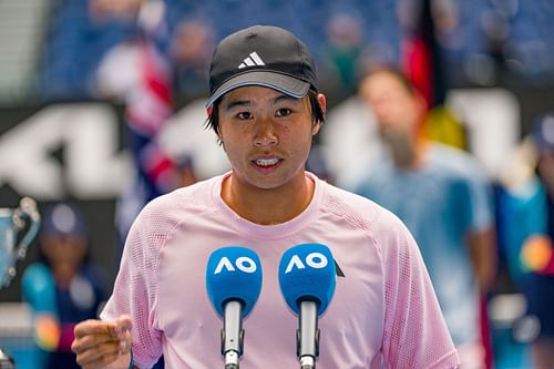 Tien is a two-time junior Grand Slam runner-up (Source: Getty)