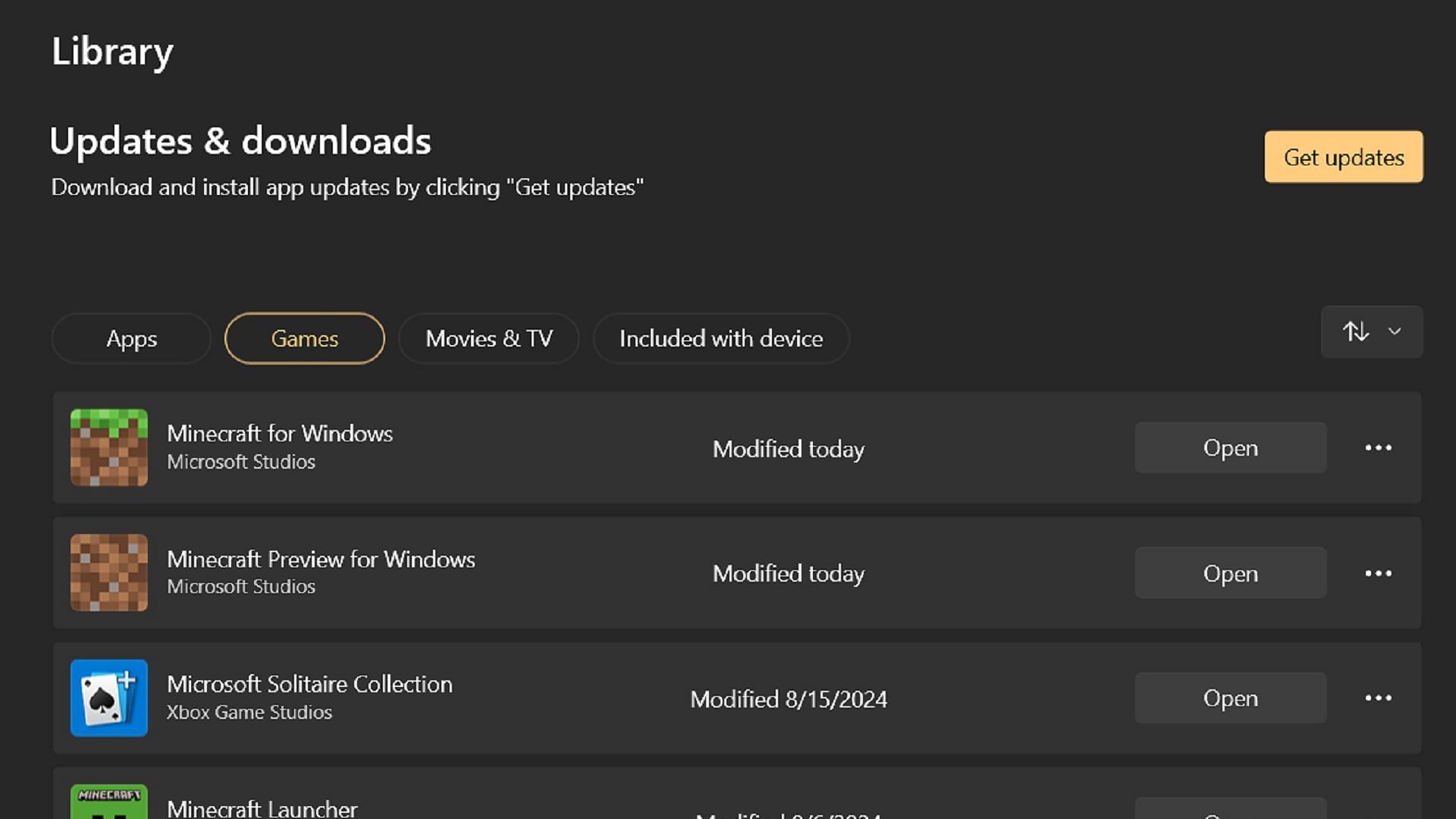 Downloading previews on Windows can be carried out differently depending on some circumstances (Image via Microsoft)