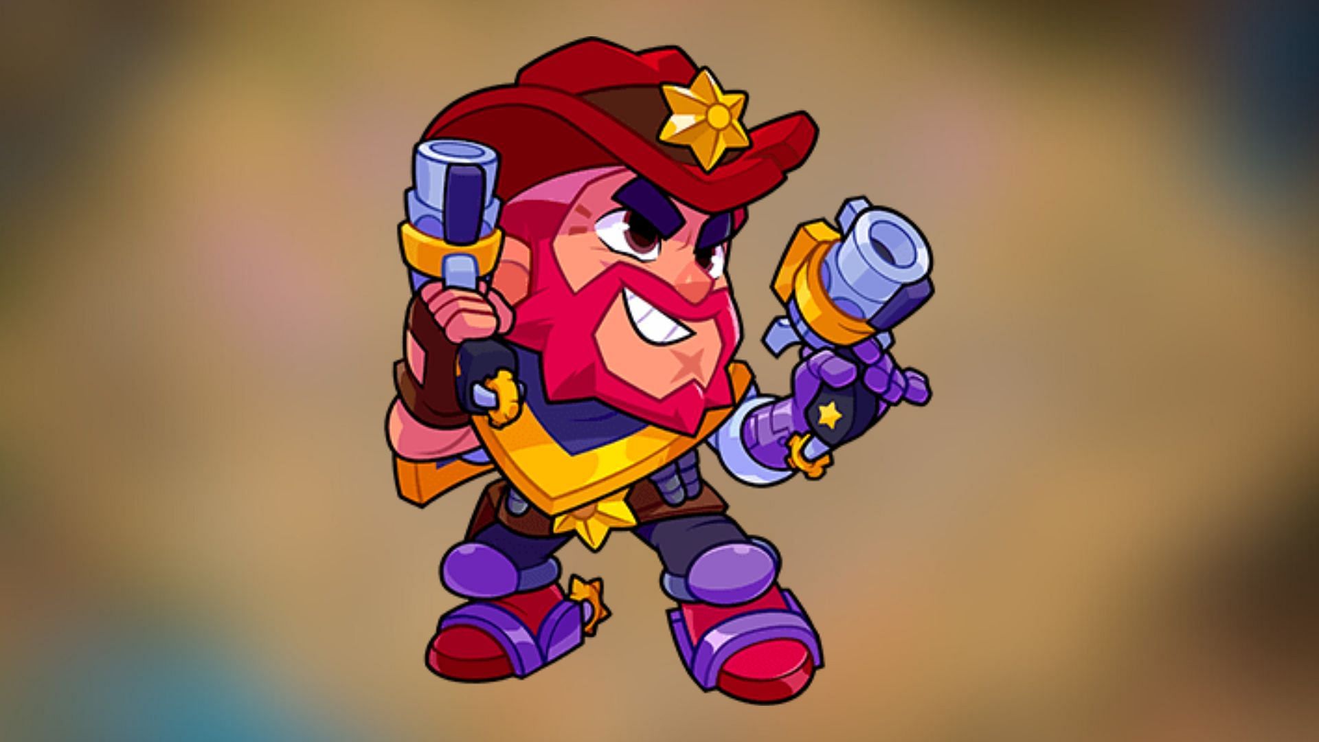 Colt&#039;s bullet storm deals additional damage (Image via Supercell)