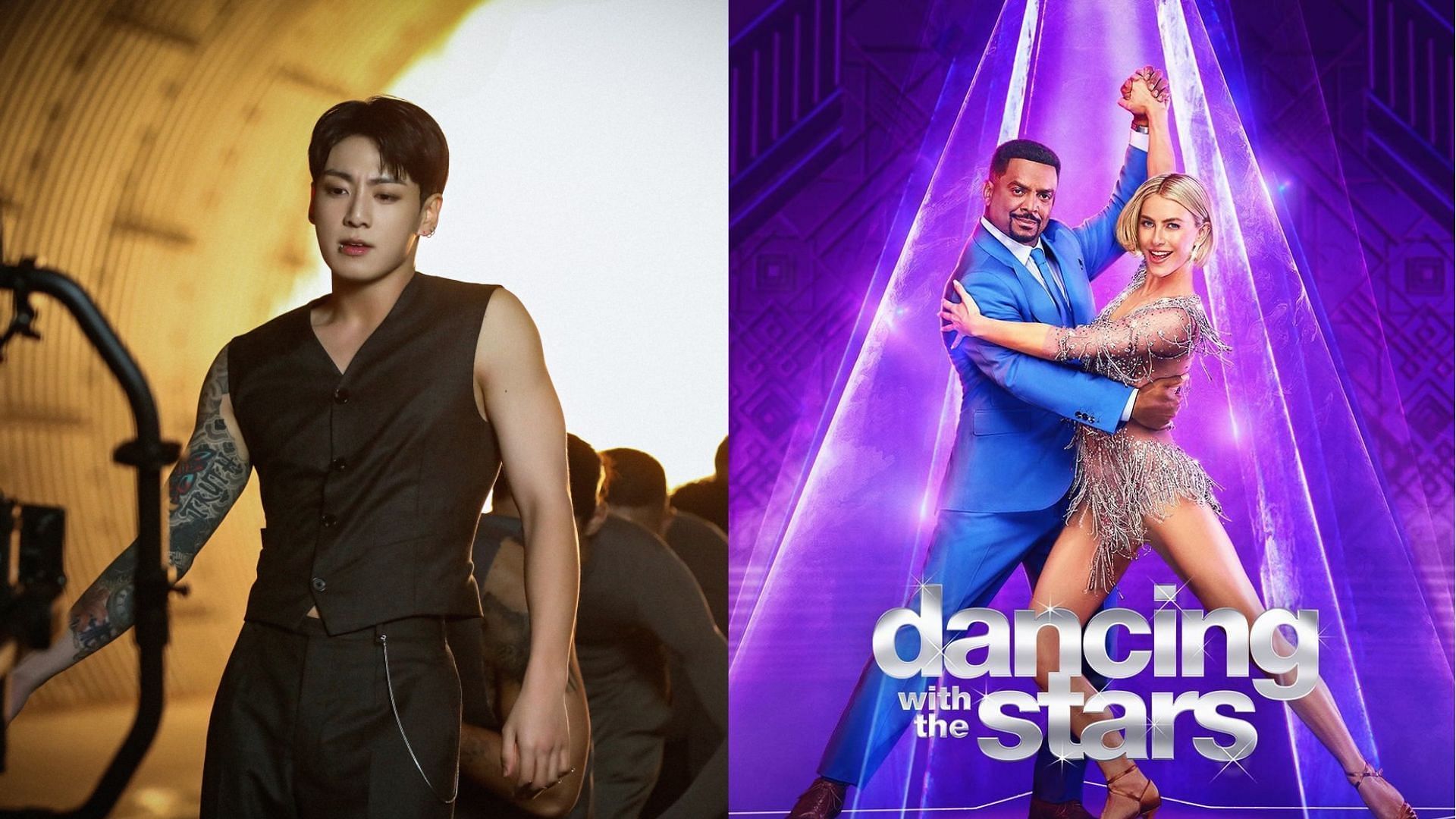 (Images via Weverse and Instagram/dancingwiththestars)