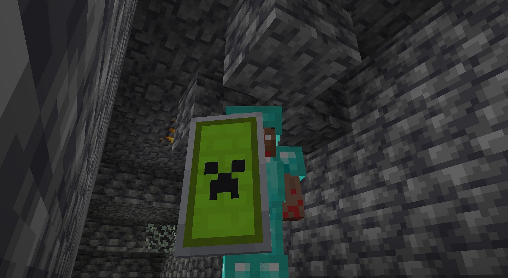 A shield is extremely important in Minecraft (Image via Mojang Studios)