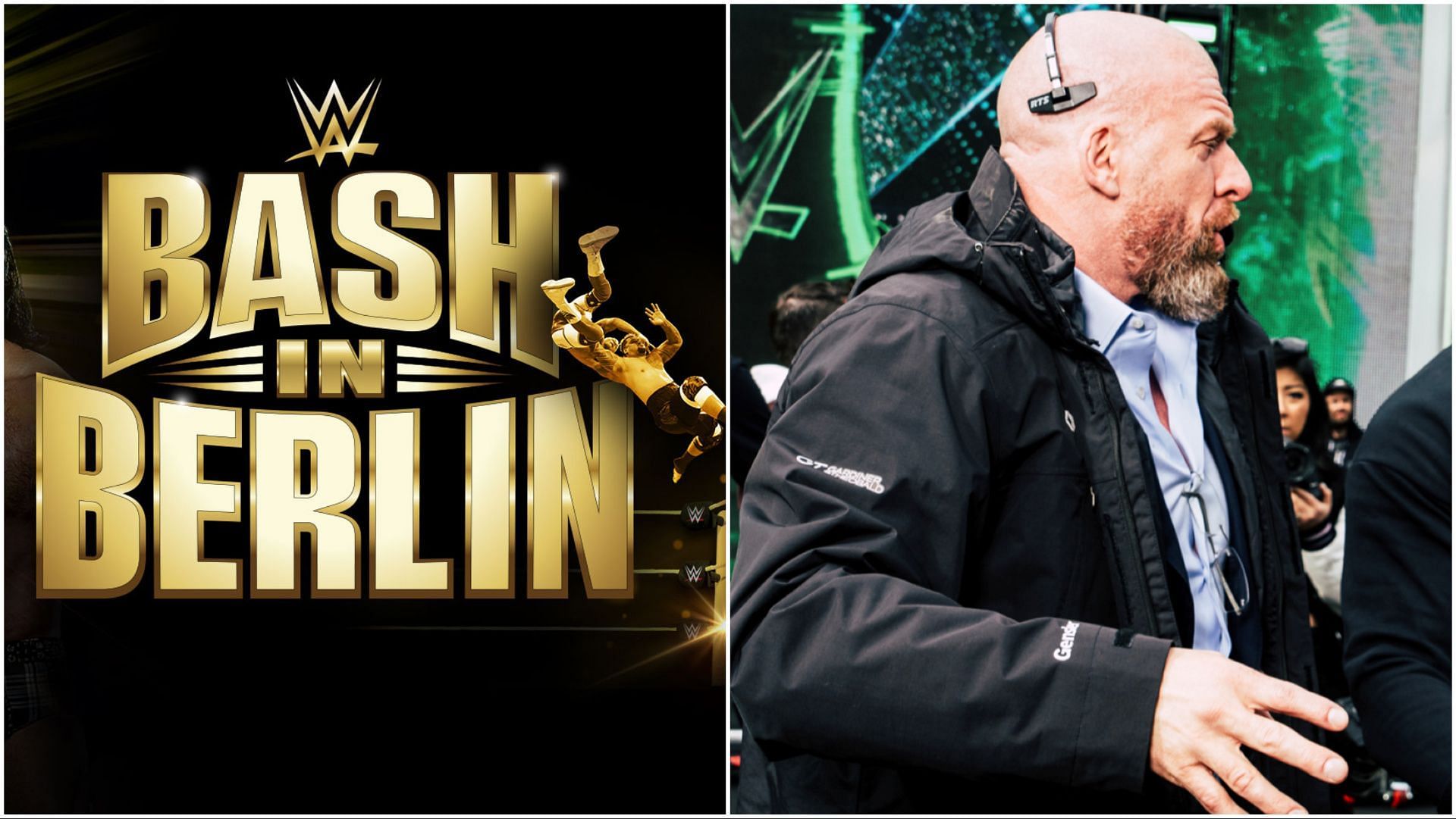 Official logo for WWE Bash In Berlin 2024, Triple H leads the show