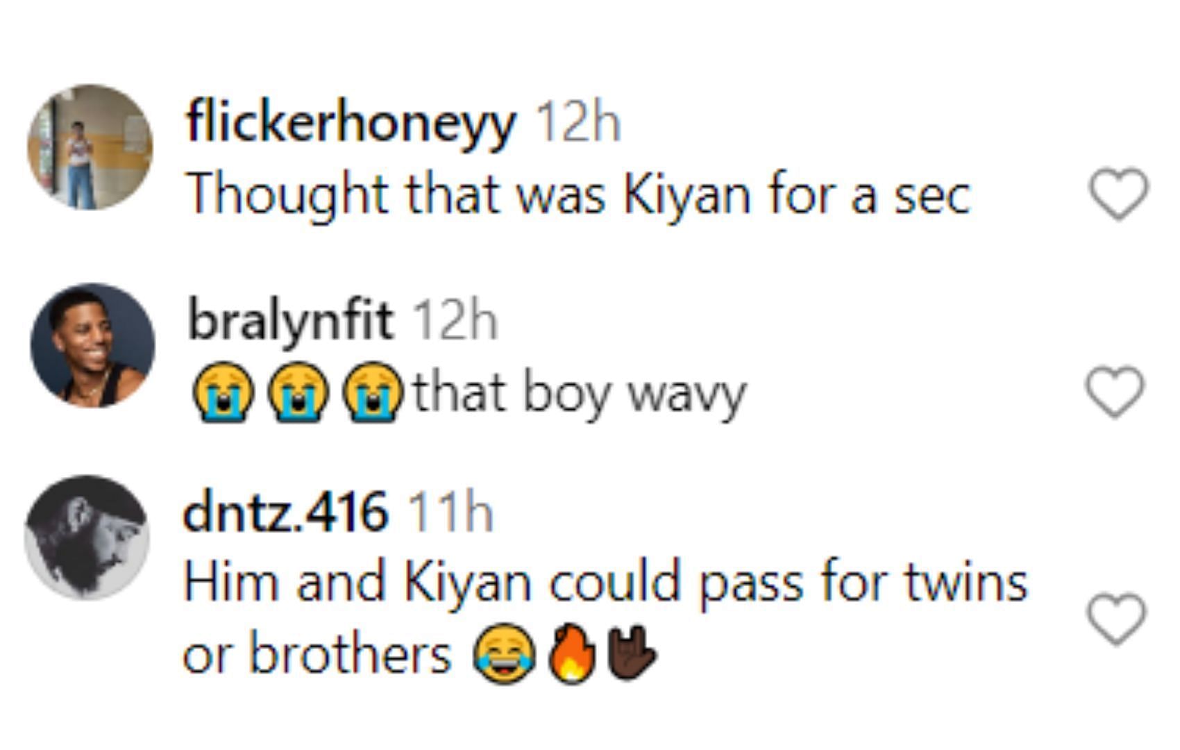 Fans&#039; comments about similarities in Kiyan Anthony and Chris Cenac Jr.