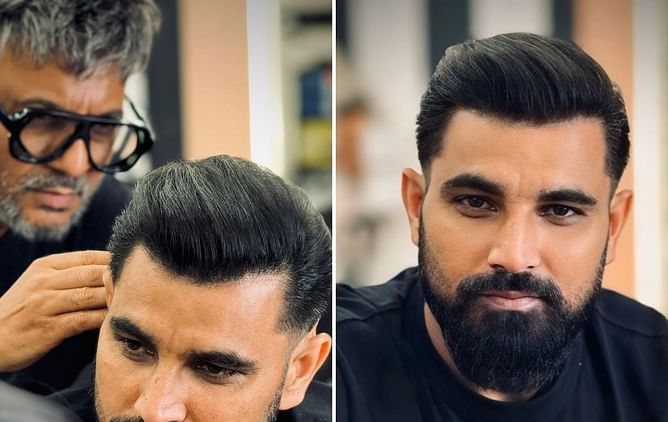 [In Pictures] "New look, same hustle" - Mohammed Shami gets a fresh makeover ahead of comeback